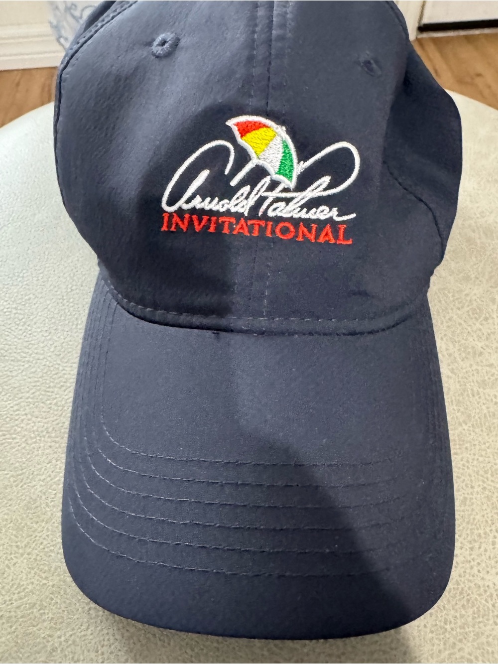 Head Navy Baseball Cap with Multicolor Umbrella Logo
